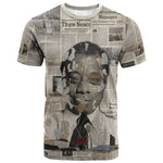 James Baldwin T shirt Vintage Newspaper Style