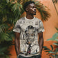 James Baldwin T shirt Vintage Newspaper Style
