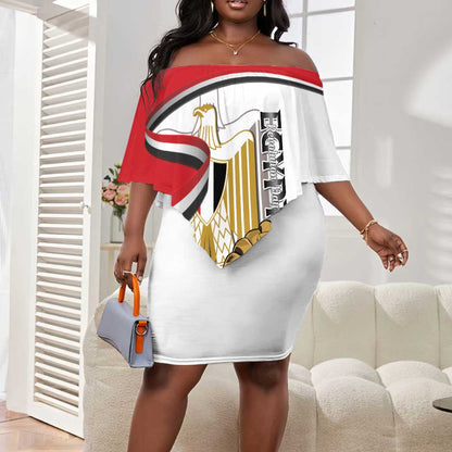 Personalized Egyptian Revolution Off Shoulder Short Dress July 23rd