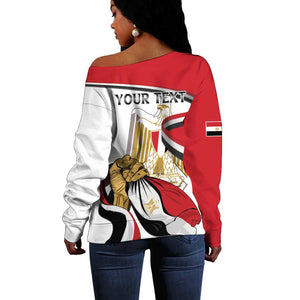 Personalized Egyptian Revolution Off Shoulder Sweater July 23rd