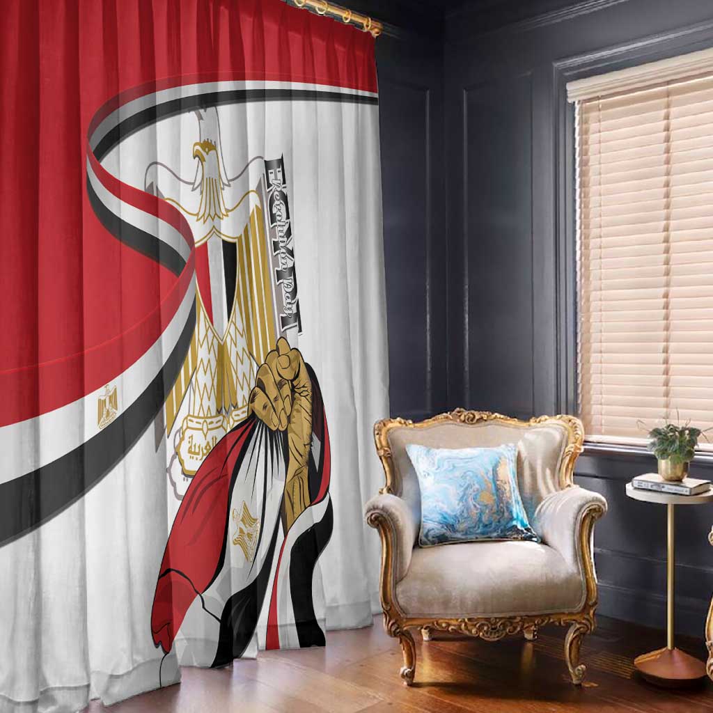 Egyptian Revolution Window Curtain July 23rd