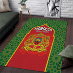 Personalized Morocco Fete du Trone Area Rug King Lion