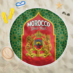 Personalized Morocco Fete du Trone Beach Blanket King Lion