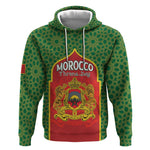 Personalized Morocco Fete du Trone Hoodie King Lion