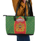 Personalized Morocco Fete du Trone Leather Tote Bag King Lion