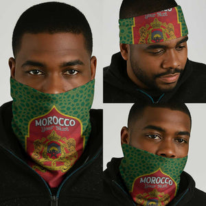 Personalized Morocco Fete du Trone Neck Gaiter King Lion LT15