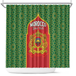 Personalized Morocco Fete du Trone Shower Curtain King Lion