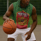 Personalized Morocco Fete du Trone Sleeveless Hoodie King Lion - African Pride