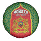 Personalized Morocco Fete du Trone Spare Tire Cover King Lion