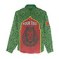 Personalized Morocco Fete du Trone Women Casual Shirt King Lion