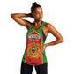 Personalized Morocco Fete du Trone Women Racerback Tank King Lion