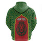 Personalized Morocco Fete du Trone Zip Hoodie King Lion