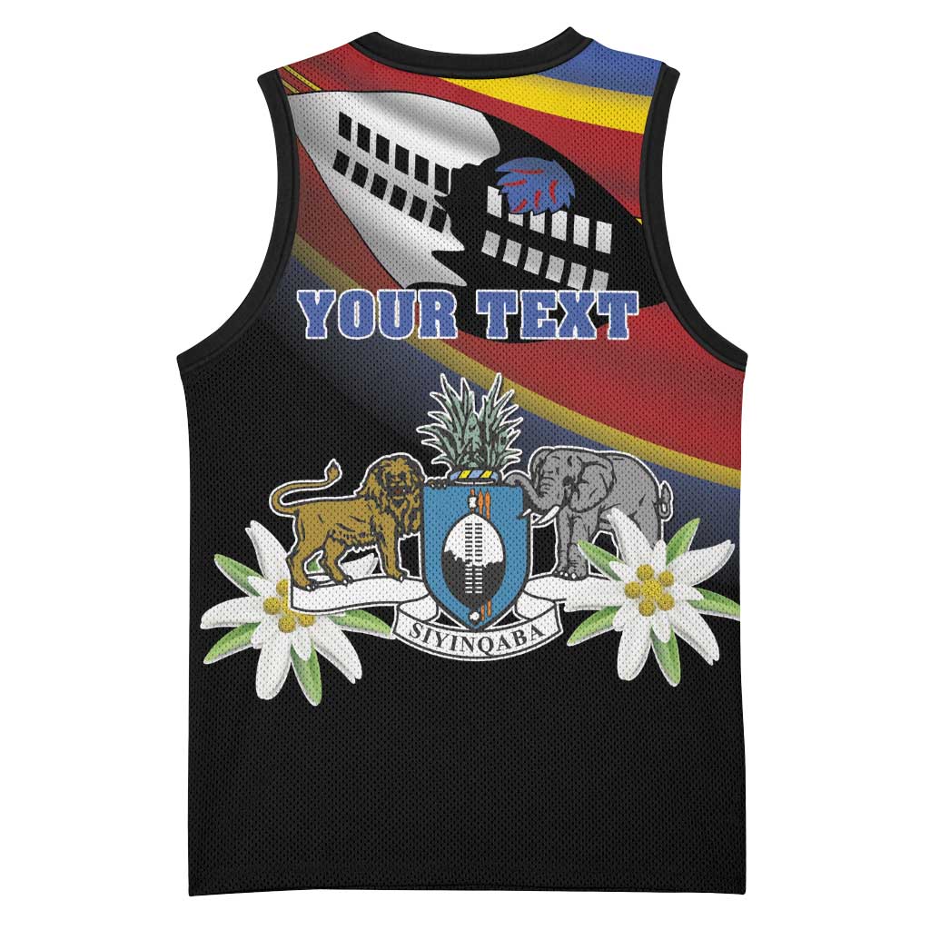 Personalized Eswatini Somhlolo Day Basketball Jersey Coat Of Arms With Map LT15
