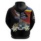 Personalized Eswatini Somhlolo Day Zip Hoodie Coat Of Arms With Map - African Pride