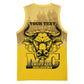 Personalized Buffalo Soldier Basketball Jersey African American Heroes - Yellow LT15
