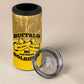 Personalized Buffalo Soldier 4 in 1 Can Cooler Tumbler African American Heroes - Yellow - African Pride