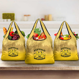 Buffalo Soldier Grocery Bag African American Heroes - Yellow - African Pride