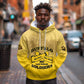 Personalized Buffalo Soldier Hoodie African American Heroes - Yellow - African Pride