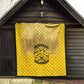 Buffalo Soldier Quilt African American Heroes - Yellow - African Pride