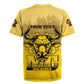 Personalized Buffalo Soldier Rugby Jersey African American Heroes - Yellow - African Pride