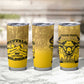 Personalized Buffalo Soldier Tumbler Cup African American Heroes - Yellow - African Pride