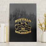 Buffalo Soldier Canvas Wall Art African American Heroes - Black - African Pride
