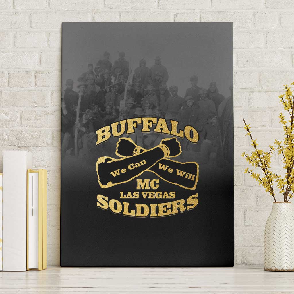 Buffalo Soldier Canvas Wall Art African American Heroes - Black - African Pride