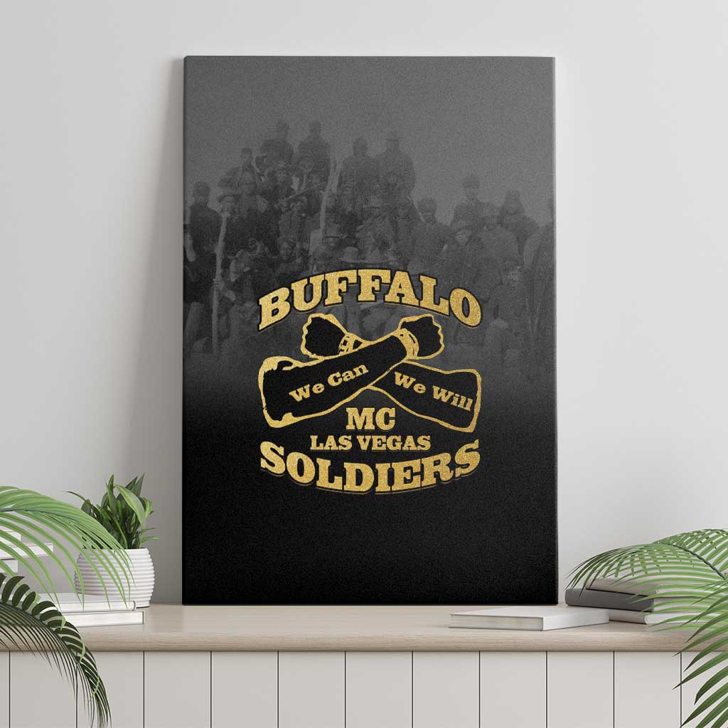 Buffalo Soldier Canvas Wall Art African American Heroes - Black - African Pride