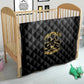 Buffalo Soldier Quilt African American Heroes - Black - African Pride