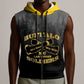 Personalized Buffalo Soldier Sleeveless Zip Hoodie African American Heroes - Black - African Pride