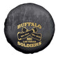 Buffalo Soldier Spare Tire Cover African American Heroes - Black - African Pride
