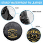 Buffalo Soldier Spare Tire Cover African American Heroes - Black - African Pride