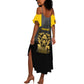 Personalized Buffalo Soldier Summer Maxi Dress African American Heroes - Black - African Pride