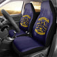 Buffalo Soldier Car Seat Cover African American Heroes - Navy Blue - African Pride