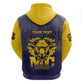 Personalized Buffalo Soldier Hoodie African American Heroes - Navy Blue - African Pride