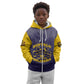 Personalized Buffalo Soldier Kid Hoodie African American Heroes - Navy Blue - African Pride