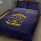Buffalo Soldier Quilt Bed Set African American Heroes - Navy Blue - African Pride