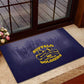 Buffalo Soldier Rubber Doormat African American Heroes - Navy Blue - African Pride