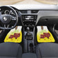 Melkam Enkutatash Ethiopian Car Mats Kebero Drum With Adey Abeba Flower - African Pride