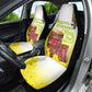 Melkam Enkutatash Ethiopian Car Seat Cover Kebero Drum With Adey Abeba Flower - African Pride