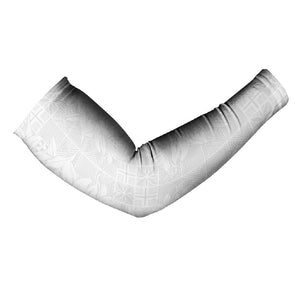 Nigeria Osun-Osogbo Festival Arm Sleeves White Lily Lei With Yoruba Pattern