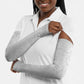 Nigeria Osun-Osogbo Festival Arm Sleeves White Lily Lei With Yoruba Pattern
