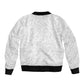 Nigeria Yoruba Osun-Osogbo Festival Bomber Jacket White Lily Lei - African Pride