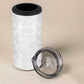 Nigeria Yoruba Osun-Osogbo Festival 4 in 1 Can Cooler Tumbler White Lily Lei - African Pride