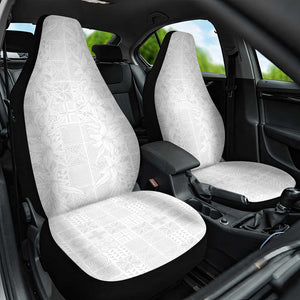 Nigeria Yoruba Osun-Osogbo Festival Car Seat Cover White Lily Lei - African Pride