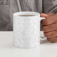 Nigeria Osun-Osogbo Festival Ceramic Mug White Lily Lei With Yoruba Pattern
