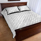 Nigeria Yoruba Osun-Osogbo Festival Quilt Bed Set White Lily Lei - African Pride