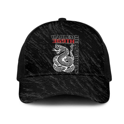 Harlem Hellfighters Baseball Net Cap Harlem Rattlers - Don't Tread on Me - African Pride