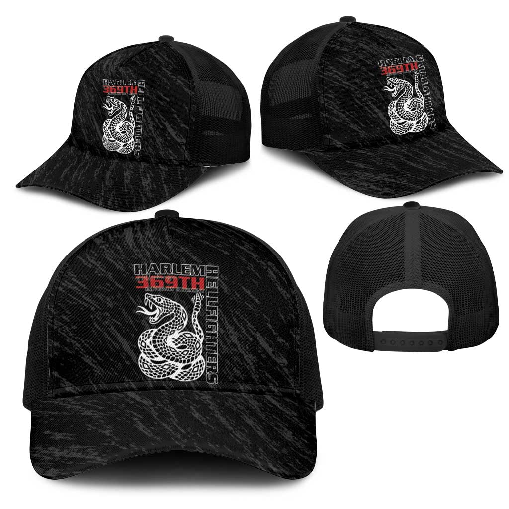 Harlem Hellfighters Baseball Net Cap Harlem Rattlers - Don't Tread on Me - African Pride