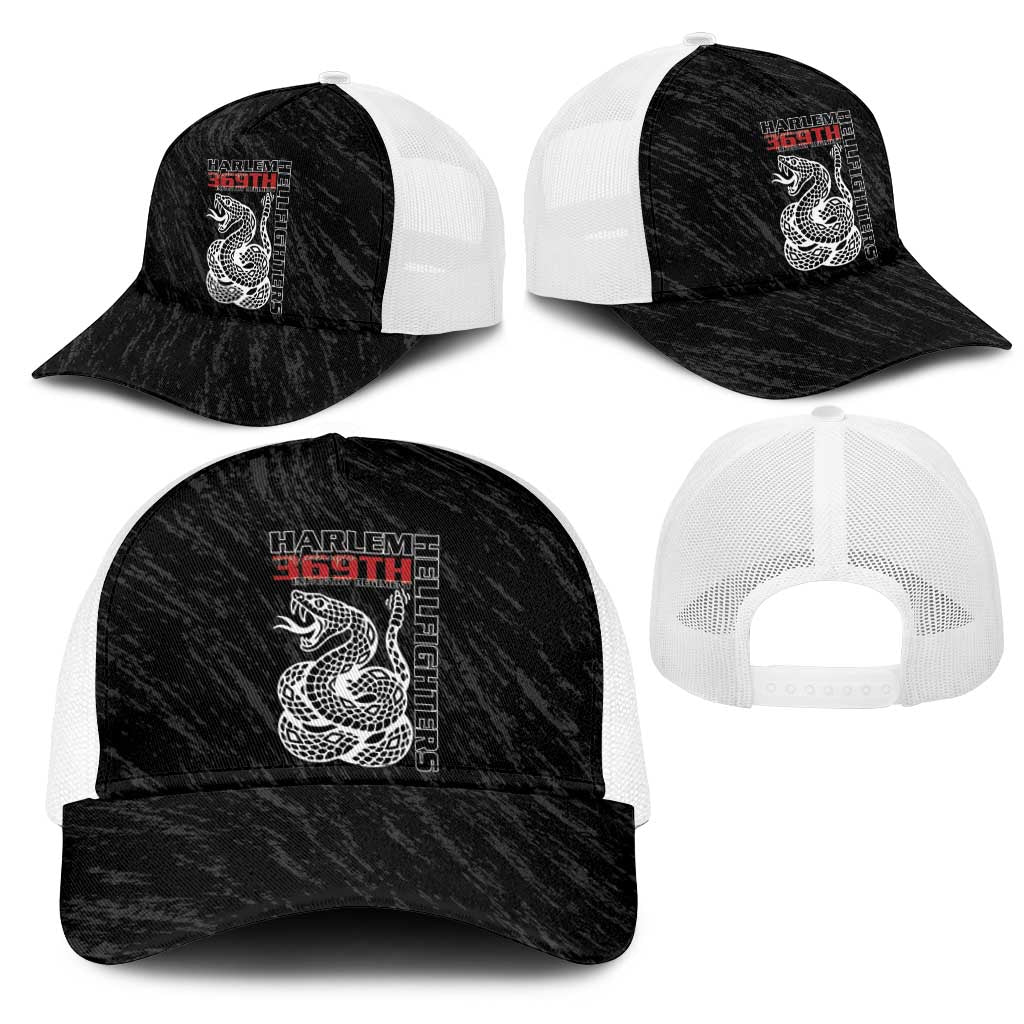 Harlem Hellfighters Baseball Net Cap Harlem Rattlers - Don't Tread on Me - African Pride